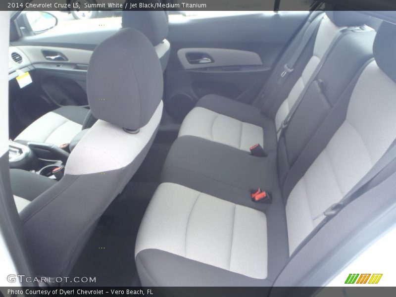 Summit White / Jet Black/Medium Titanium 2014 Chevrolet Cruze LS