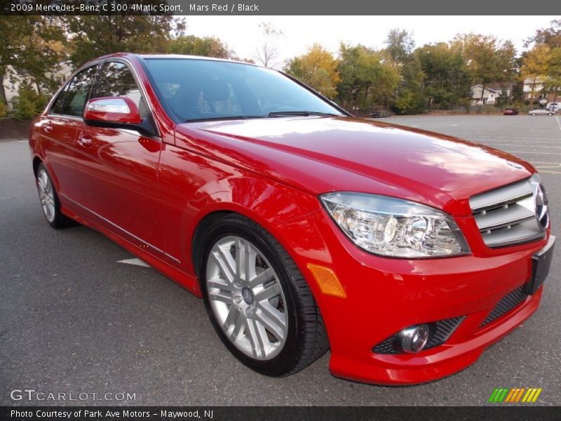 Front 3/4 View of 2009 C 300 4Matic Sport