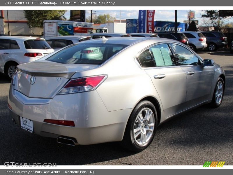 Palladium Silver Metallic / Ebony 2010 Acura TL 3.5 Technology
