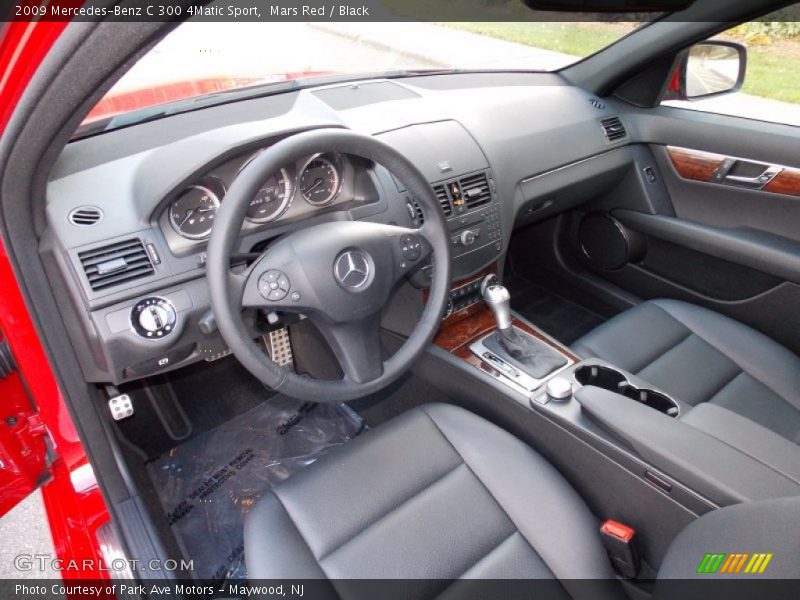 Black Interior - 2009 C 300 4Matic Sport 