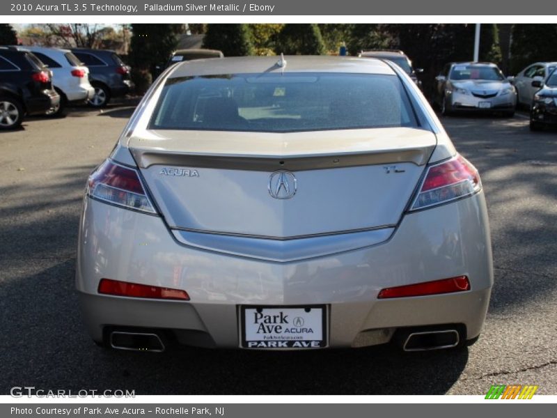 Palladium Silver Metallic / Ebony 2010 Acura TL 3.5 Technology
