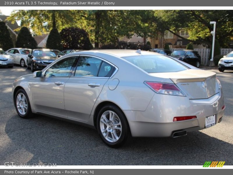 Palladium Silver Metallic / Ebony 2010 Acura TL 3.5 Technology