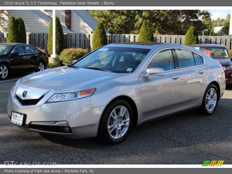 Palladium Silver Metallic / Ebony 2010 Acura TL 3.5 Technology