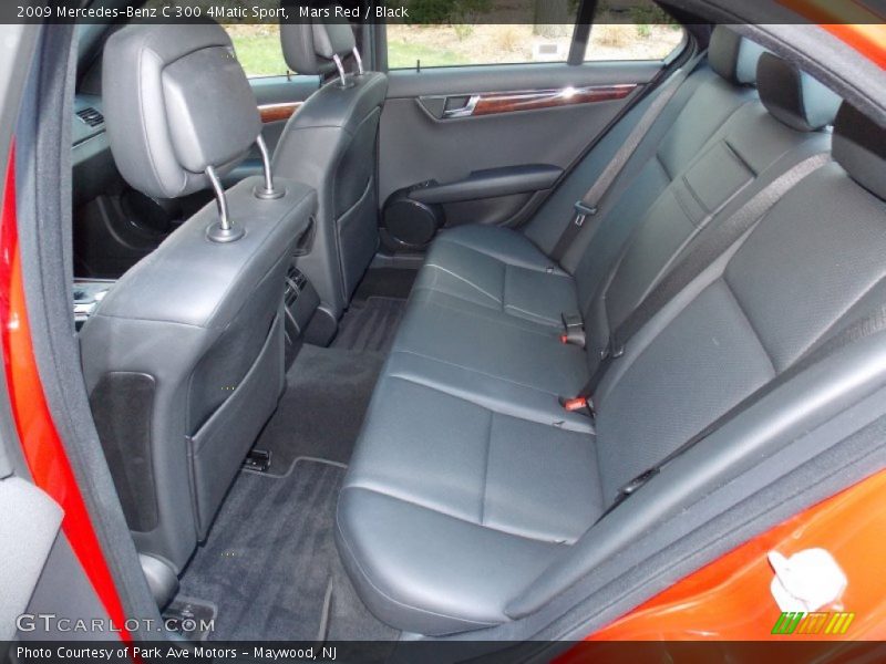 Rear Seat of 2009 C 300 4Matic Sport