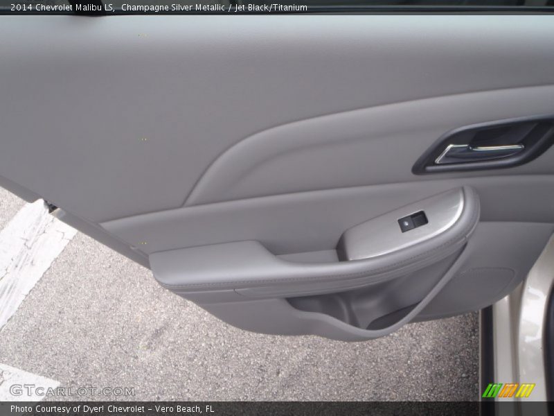 Champagne Silver Metallic / Jet Black/Titanium 2014 Chevrolet Malibu LS