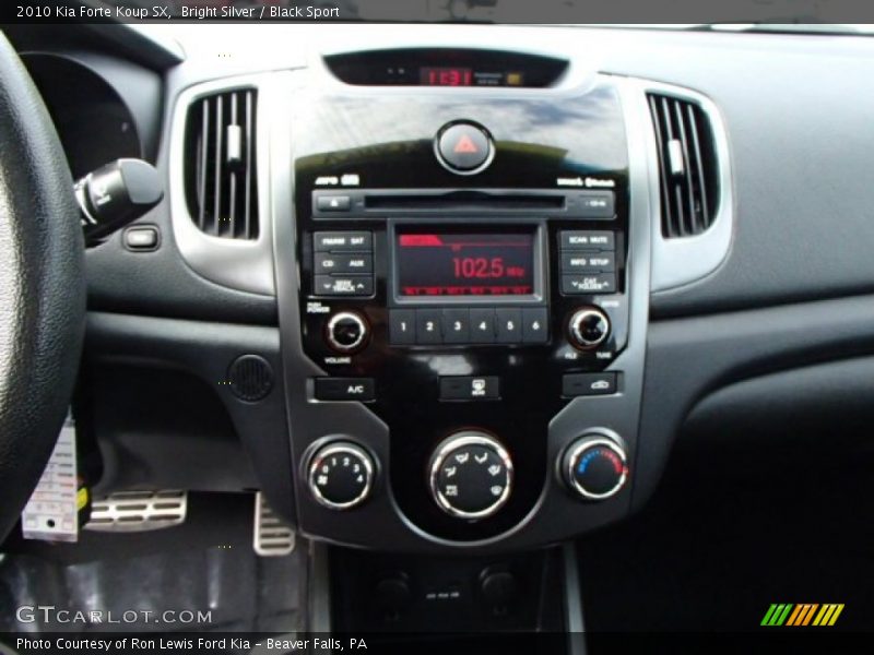 Bright Silver / Black Sport 2010 Kia Forte Koup SX