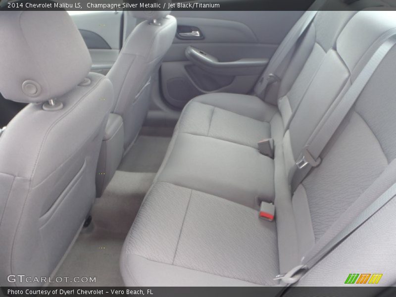 Champagne Silver Metallic / Jet Black/Titanium 2014 Chevrolet Malibu LS