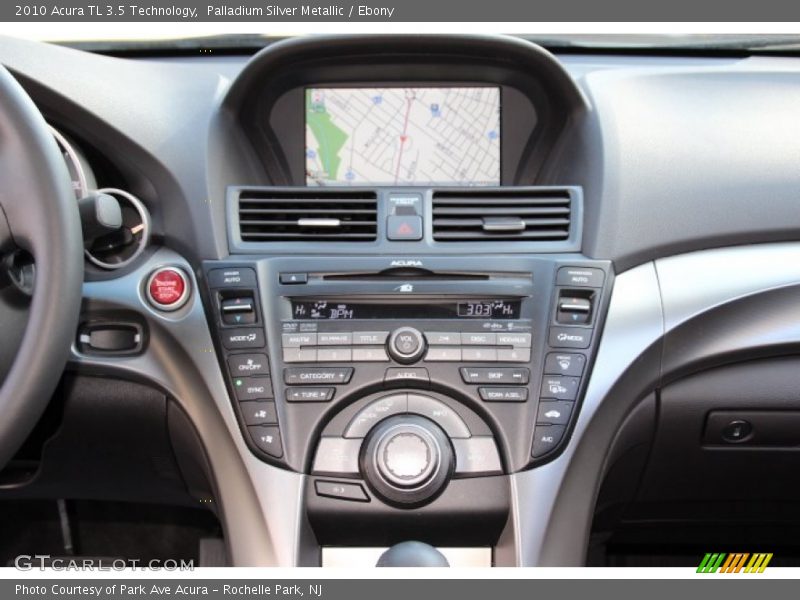 Palladium Silver Metallic / Ebony 2010 Acura TL 3.5 Technology