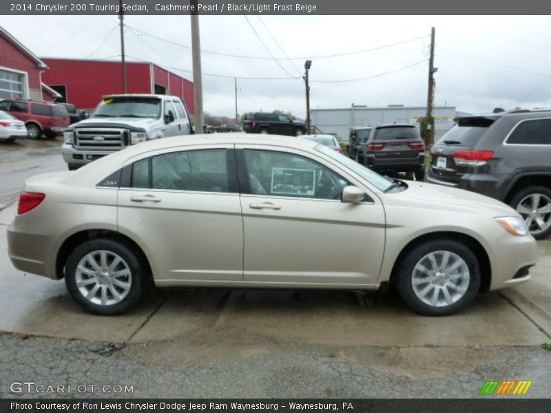 Cashmere Pearl / Black/Light Frost Beige 2014 Chrysler 200 Touring Sedan