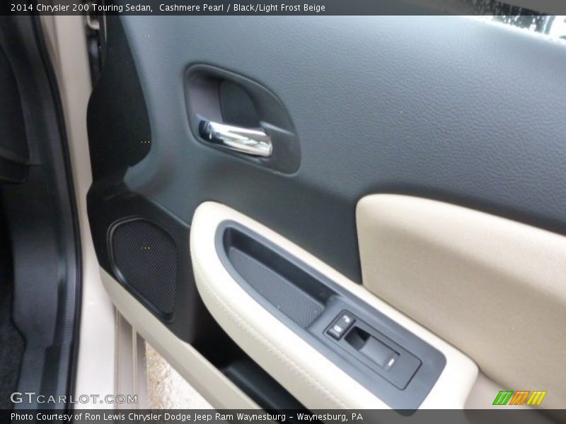 Cashmere Pearl / Black/Light Frost Beige 2014 Chrysler 200 Touring Sedan