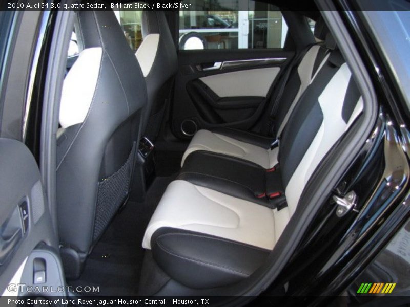 Brilliant Black / Black/Silver 2010 Audi S4 3.0 quattro Sedan
