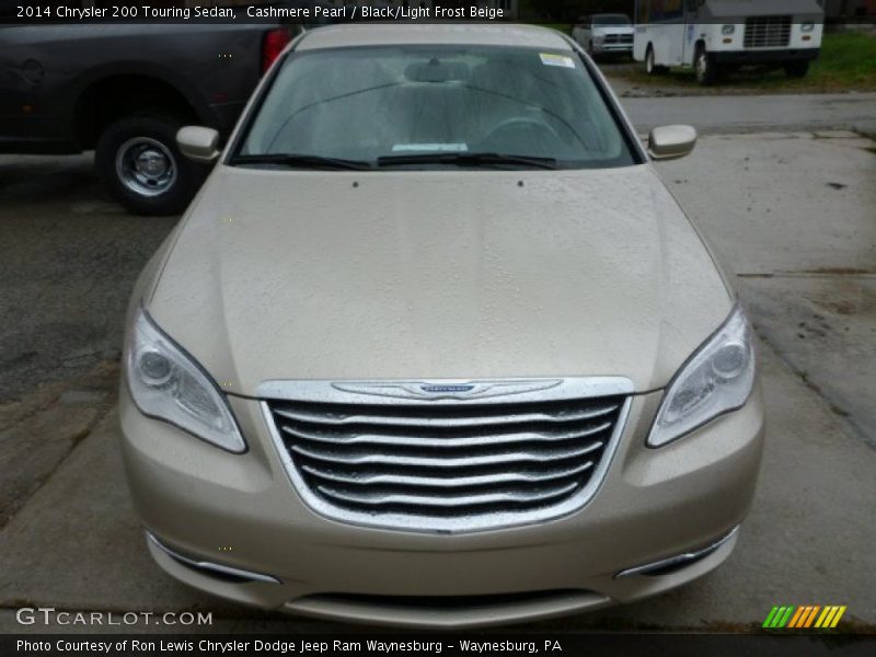 Cashmere Pearl / Black/Light Frost Beige 2014 Chrysler 200 Touring Sedan