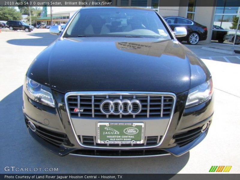 Brilliant Black / Black/Silver 2010 Audi S4 3.0 quattro Sedan