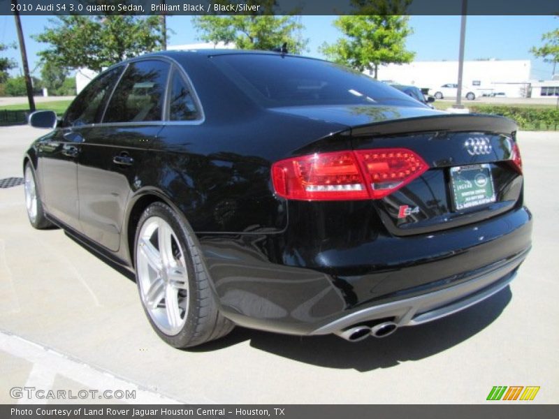 Brilliant Black / Black/Silver 2010 Audi S4 3.0 quattro Sedan