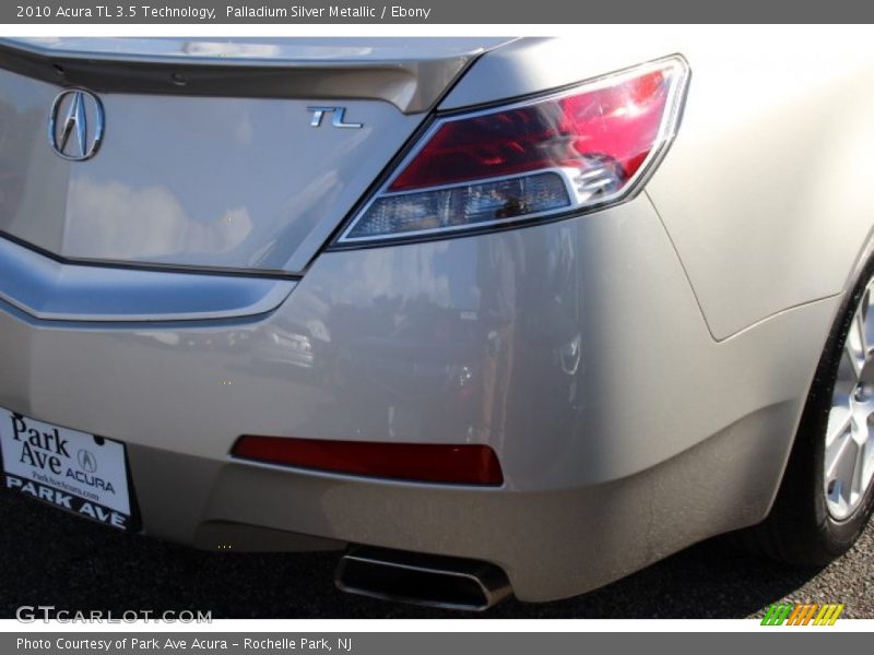 Palladium Silver Metallic / Ebony 2010 Acura TL 3.5 Technology