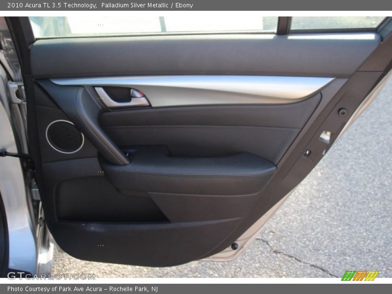 Palladium Silver Metallic / Ebony 2010 Acura TL 3.5 Technology