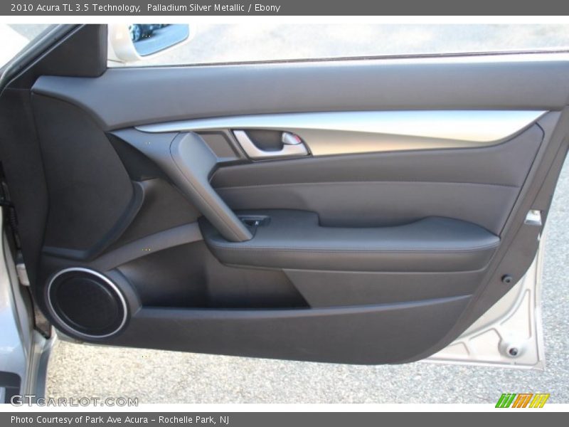 Palladium Silver Metallic / Ebony 2010 Acura TL 3.5 Technology
