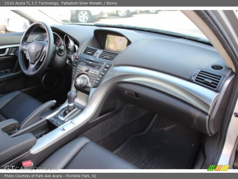 Palladium Silver Metallic / Ebony 2010 Acura TL 3.5 Technology