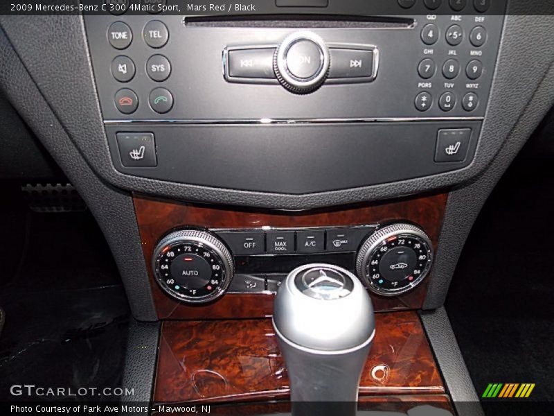 Mars Red / Black 2009 Mercedes-Benz C 300 4Matic Sport