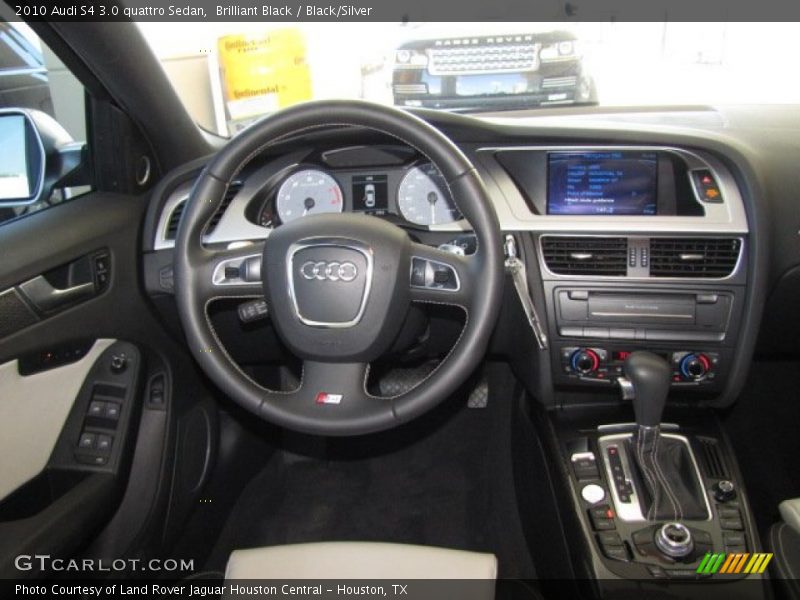 Brilliant Black / Black/Silver 2010 Audi S4 3.0 quattro Sedan