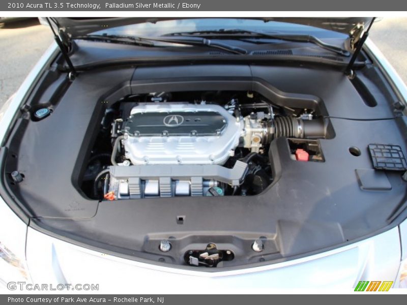 Palladium Silver Metallic / Ebony 2010 Acura TL 3.5 Technology