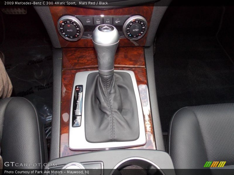 Mars Red / Black 2009 Mercedes-Benz C 300 4Matic Sport