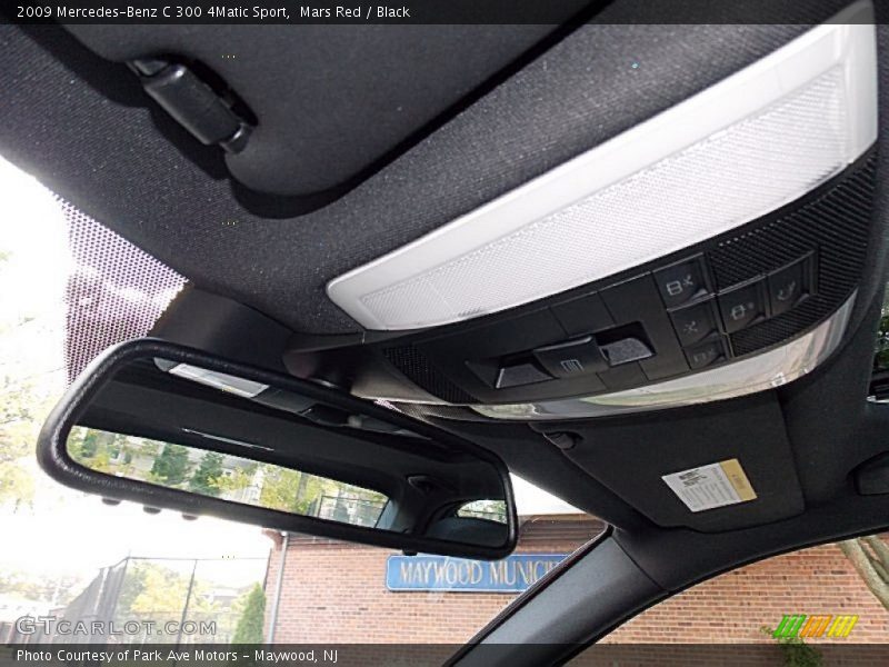 Mars Red / Black 2009 Mercedes-Benz C 300 4Matic Sport