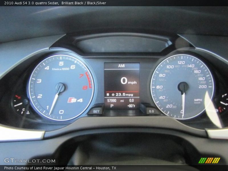 Brilliant Black / Black/Silver 2010 Audi S4 3.0 quattro Sedan