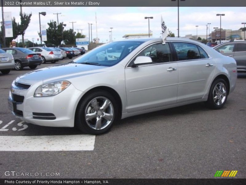 Silver Ice Metallic / Ebony 2012 Chevrolet Malibu LT