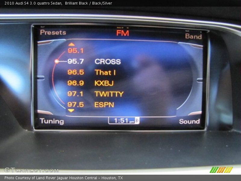 Brilliant Black / Black/Silver 2010 Audi S4 3.0 quattro Sedan