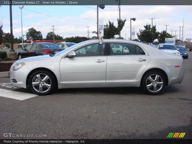 Silver Ice Metallic / Ebony 2012 Chevrolet Malibu LT