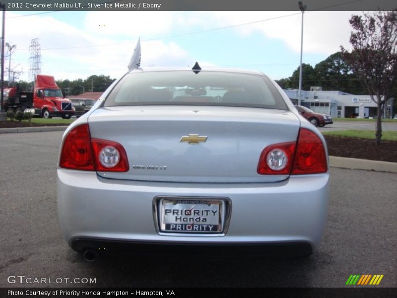 Silver Ice Metallic / Ebony 2012 Chevrolet Malibu LT