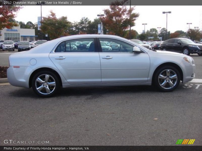 Silver Ice Metallic / Ebony 2012 Chevrolet Malibu LT
