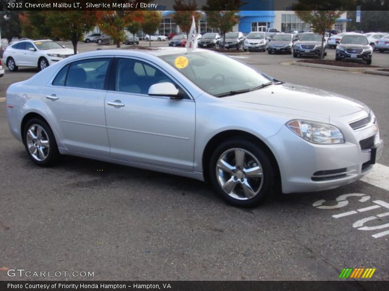 Silver Ice Metallic / Ebony 2012 Chevrolet Malibu LT