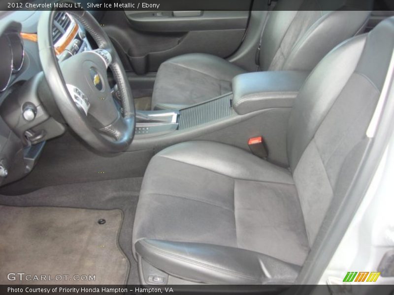 Silver Ice Metallic / Ebony 2012 Chevrolet Malibu LT