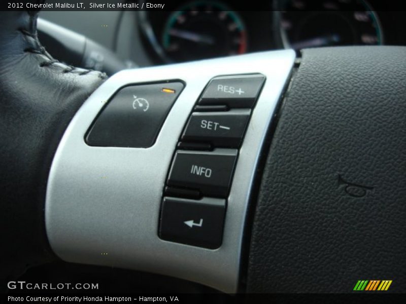 Silver Ice Metallic / Ebony 2012 Chevrolet Malibu LT