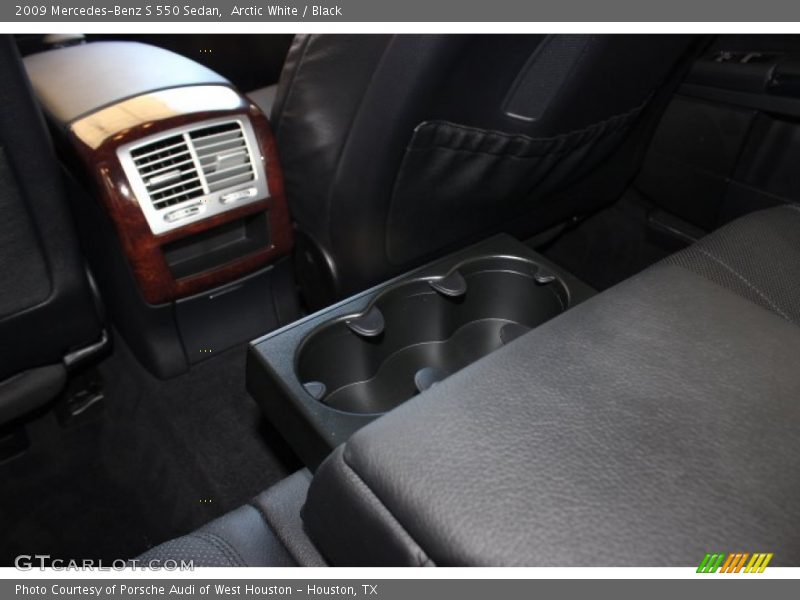 Arctic White / Black 2009 Mercedes-Benz S 550 Sedan