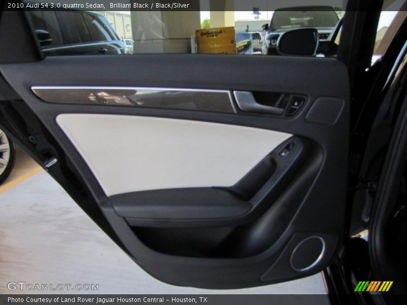 Brilliant Black / Black/Silver 2010 Audi S4 3.0 quattro Sedan