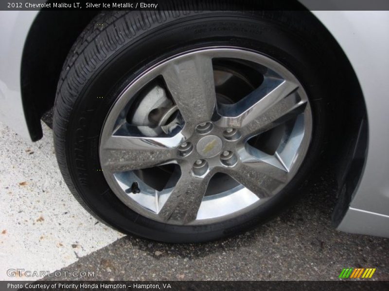 Silver Ice Metallic / Ebony 2012 Chevrolet Malibu LT