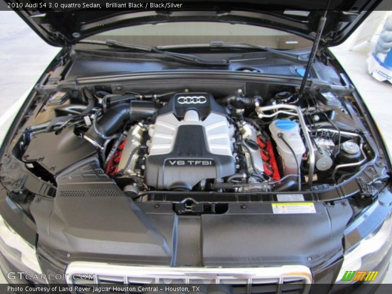 Brilliant Black / Black/Silver 2010 Audi S4 3.0 quattro Sedan