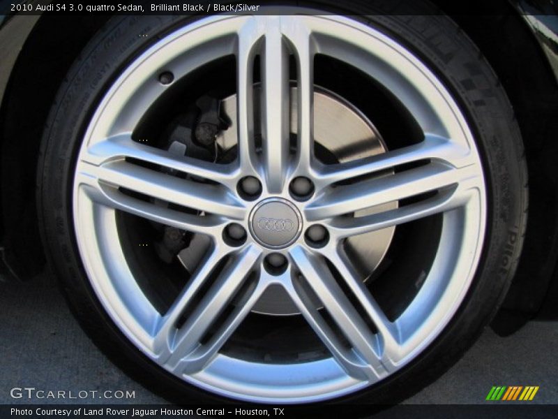 Brilliant Black / Black/Silver 2010 Audi S4 3.0 quattro Sedan