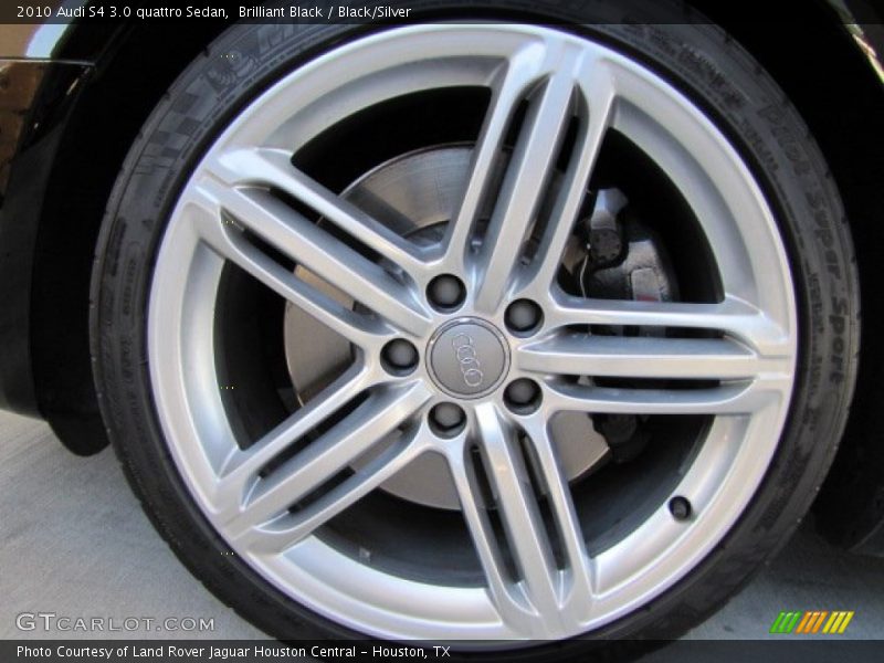 Brilliant Black / Black/Silver 2010 Audi S4 3.0 quattro Sedan