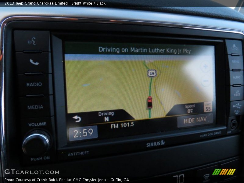 Bright White / Black 2013 Jeep Grand Cherokee Limited