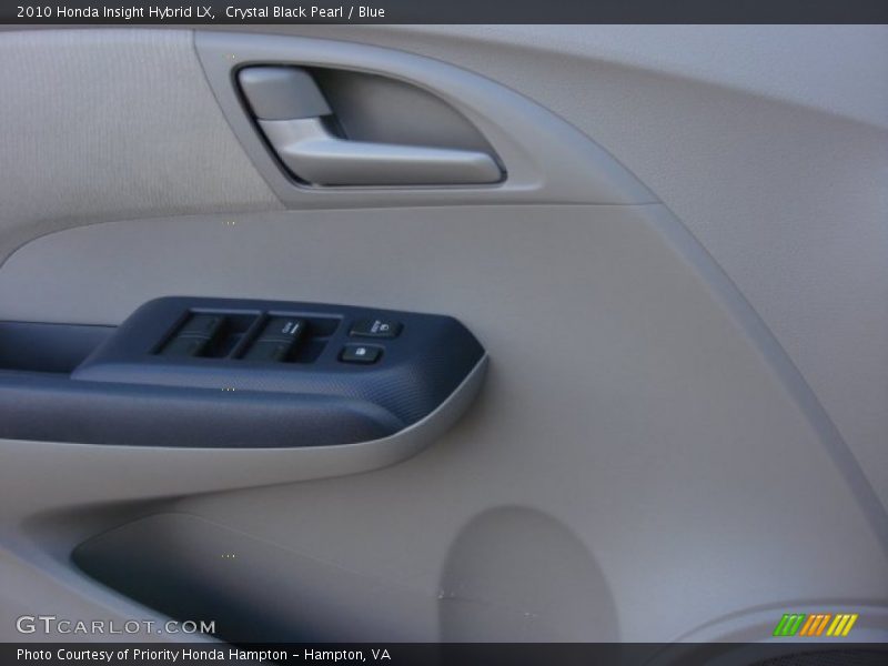 Crystal Black Pearl / Blue 2010 Honda Insight Hybrid LX