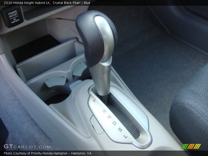 Crystal Black Pearl / Blue 2010 Honda Insight Hybrid LX