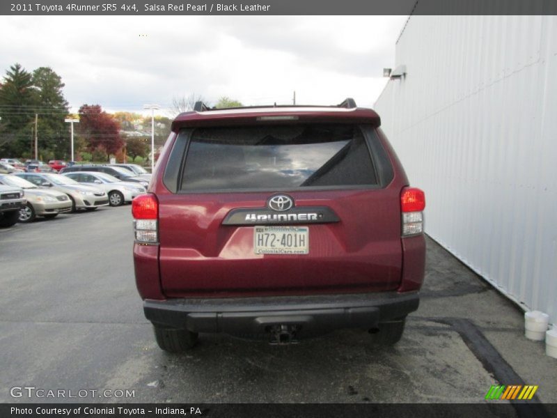 Salsa Red Pearl / Black Leather 2011 Toyota 4Runner SR5 4x4