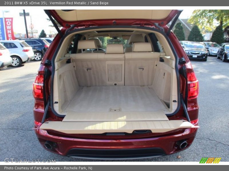 Vermilion Red Metallic / Sand Beige 2011 BMW X5 xDrive 35i