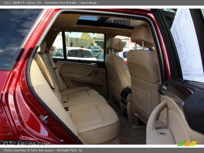 Vermilion Red Metallic / Sand Beige 2011 BMW X5 xDrive 35i