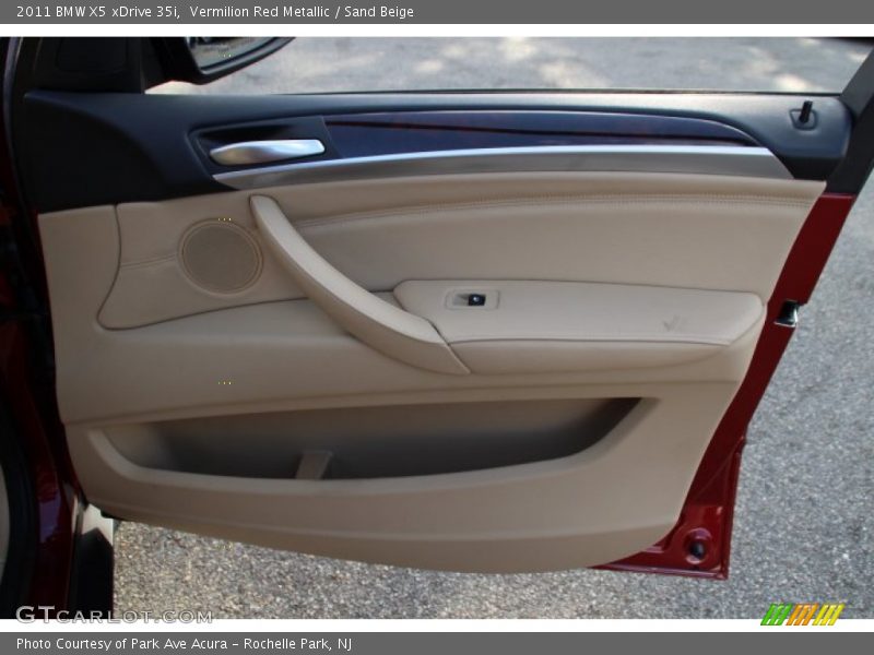 Vermilion Red Metallic / Sand Beige 2011 BMW X5 xDrive 35i
