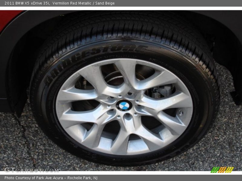 Vermilion Red Metallic / Sand Beige 2011 BMW X5 xDrive 35i